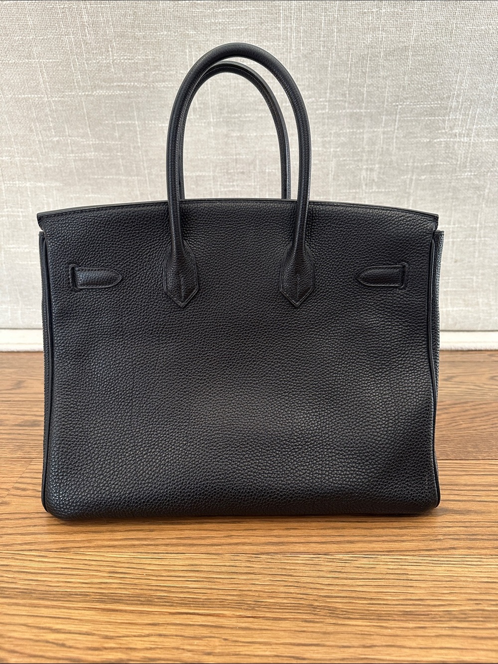 Hermes Birkin 35 Black with Gold Hardware - Picture 7 of 13